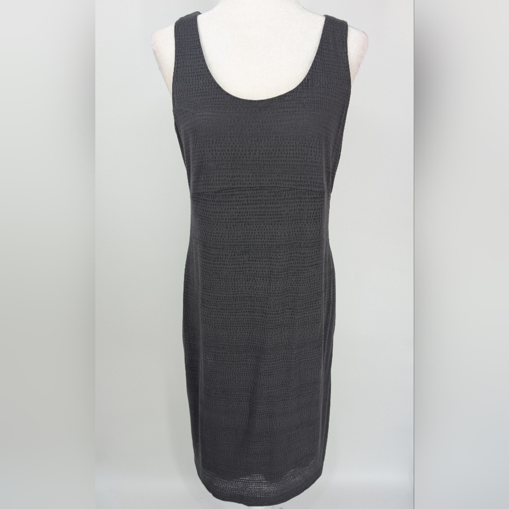 Columbia Textured Gray Sleeveless Activewear Athletic Sports Tank Dress Medium